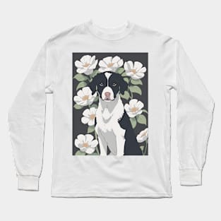 Floral Retriever's Harmony Long Sleeve T-Shirt